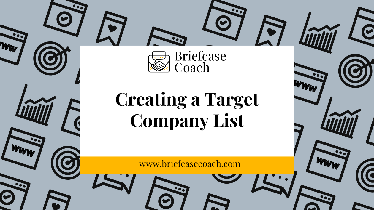 How to Build a Target Company List for Your Job Search in 2025