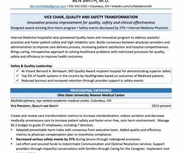 Preview MD Vice President of Quality