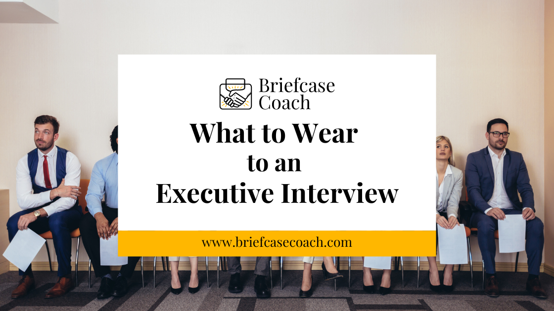 What to wear to an executive interview title slide