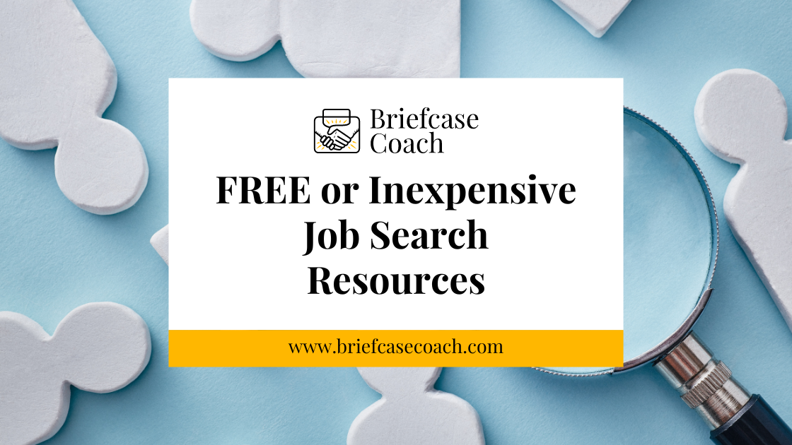 Job Search Resources: Free or Inexpensive