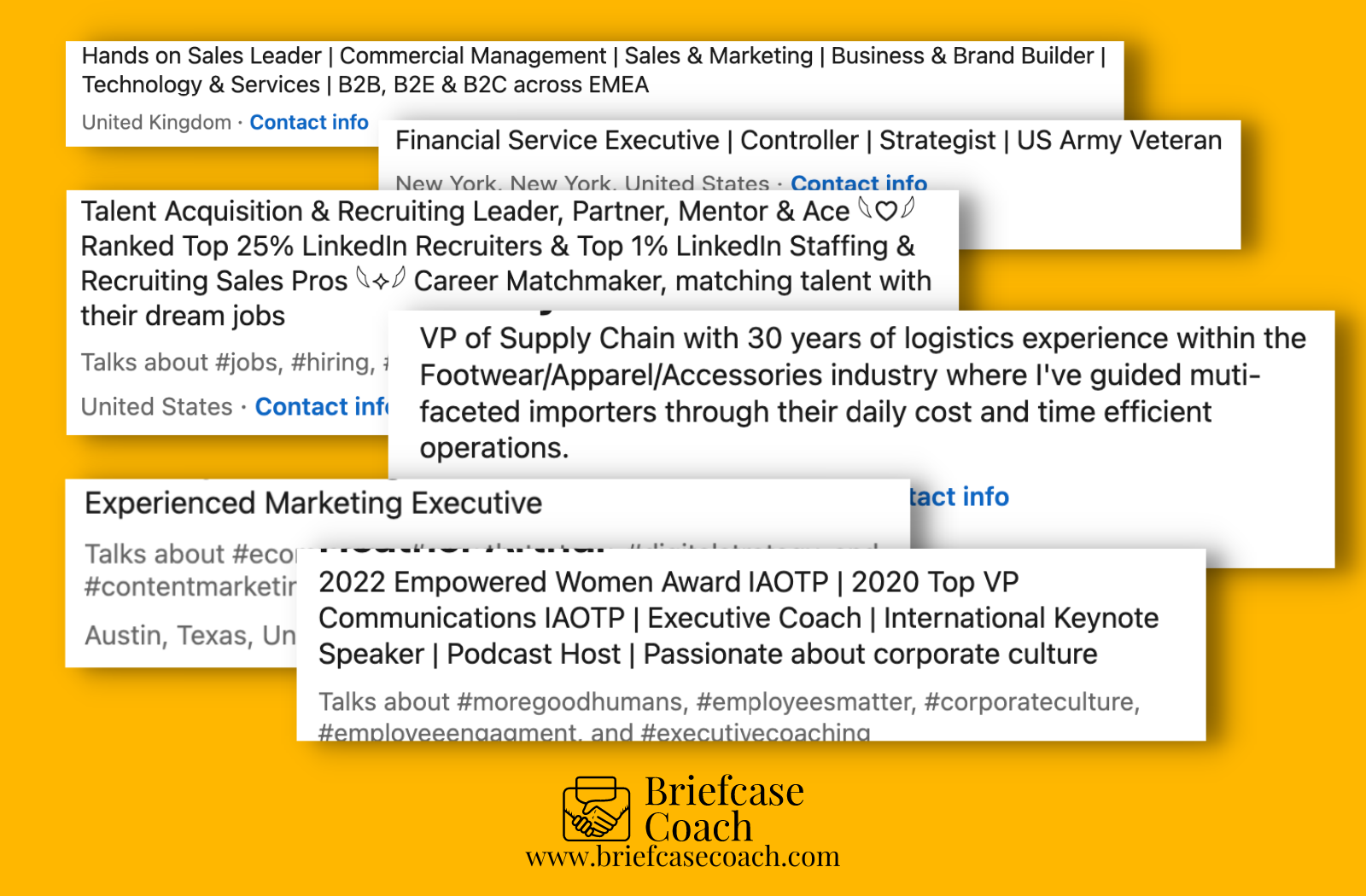 sample linkedin headlines