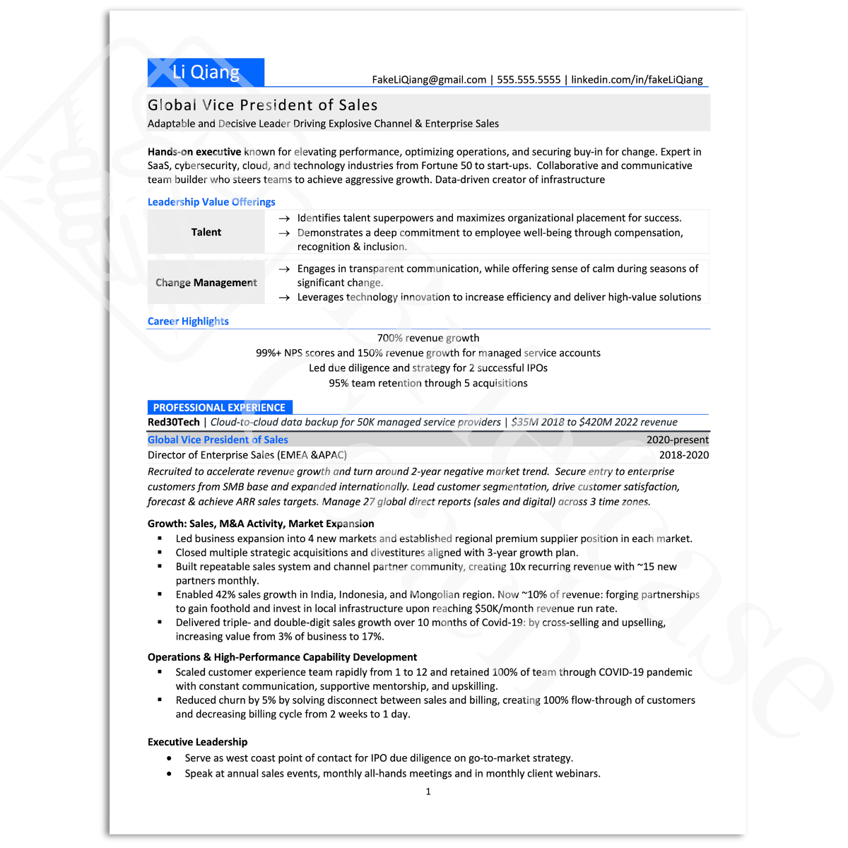 Sample Resumes Briefcase Coach Resume Writing Services